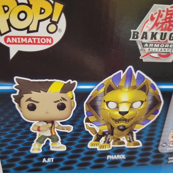 Funko Bakugan 2 Pack Ajit & Pharol Armored Alliance Animation POP! NEW Exclusive - Picture 10 of 11